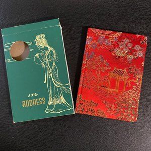 Chinese Silk Address Book